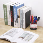 JIANTA Large Book Ends, Heavy Duty Metal Bookends, 2 Pairs/4 Pieces Book Stopper, Book Ends Support for Shelves, Black Non-Slip Bookshelf Holder Stand for Home Office Library School (8 x 5.3 x 4 in)
