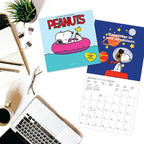 Graphique 2026 Peanuts Mini Wall Calendar | 7” x 7” | Thick Paper | Home & Office Organizer | Large Monthly Grid | 3 Languages & Marked Holidays | 4 Month Preview Page for 2027