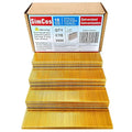 SimCos 18 Gauge 1/4" Narrow Crown Staples, Galvanized Upholstery Staples for 18 GA Pneumatic or Electric Stapler or Staple Gun (1-1/4"-3000 PCS)
