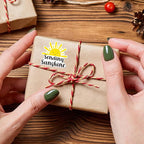 500pcs Sending Sunshine Roll, Sun Summer Stickers, Cute Happy Mail Envelopes, Boutique Handmade Packaging Gift Bags