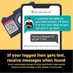 Lost Item QR Code Stickers | Customizable QR Code Labels for Storage, Moving, Recovery