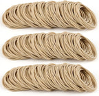 MOWPOG 700 Pcs Rubber Bands, Size #16 Reusable Elastic Rubber Band for Office Supplies File Folders, Home Packaging, Crafts DIY Bundling, Multipurpose (Beige)
