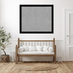 Amanti Art Black Framed Magnetic Board 45x53 Oversize Vision Board for use with Magnets, 100% Metal Sheet to Display Items as Office Decor or for Home Organization in mudroom, Kitchen or Kids Room