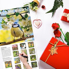 windrio 2026 Wall Calendar, Calendar 2026, November 2025 - December 2026, Wall Calendar Song Birds, 12" x 24" Opened,Full Page Months Thick & Sturdy Paper for Calendar Organizing & Planning