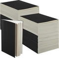 Mimorou 100 Pcs Journals Notebooks Bulk - Kraft Softcover A5 Small Notebooks 5.5 Inch x 8.3 Inch Notepads with 60 Page 30 Sheet for Writing Sketch Travel Office Supplies(Black,Dot)