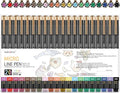 huesamhi 005 Micro Pen,20 Colors Waterproof Ink 0.20mm Fine Tip FineLiner Pens for Art Illustration,Sketching, Anime, Bullet journal,and Technical Drawing