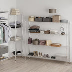 Regal Altair 14" Deep x 72" Wide x 64" Height Wire Shelving Kit | 4-Tier | NSF Commercial Storage Rack Unit