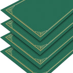 SUNEE 30 Packs Green Certificate Holders for 8.5x11 Award Certificates, Certificate Covers with Gold Foil Border