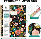 2026 Planner, Weekly and Monthly Planner, January 2026 - December 2026, 8.5" x 11" Agenda Planner with Monthly Tabs, Goal Setting & Time Management Organizer for Women & Men