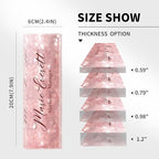 Personalized Name Plate for Desk Custom Acrylic Desk Name Plate Custom Employee Appreciation Gifts Office Gifts for Women, Men, Boss, Coworkers, Teacher, Nurse (B-Pink Crystal)