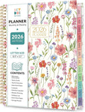 2026 Planner, Weekly and Monthly Planner, 8.5" x 11", January 2026 - December 2026, Agenda Planner with Monthly Tabs, Goal Setting & Time Management Organizer for Women & Men