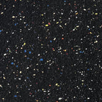 Ghent 48" x 60" 2-Door indoor Enclosed Recycled Rubber Bulletin Board, Shatter Resistant, with Lock, Satin Aluminum Frame,Confetti (PA245TR-CF),Made in the USA