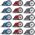 WISOPTUS 15PCS White Correction Tape with Dispenser, 39.37ft Each, Fast, Clean, Opaque and Easy to Use Tear-Resistant Correction Tape Bulk Office or School Supplies, Blue, Red, Gray