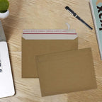 Xxcxpark 25 Pack Brown Kraft Rigid Mailers, 9.5x12.5 inches Self Seal Photo Document Mailers Premium Cardboard Keep Flat Envelopes for Photos, Pictures, Papers, Files, CD