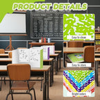 Cinrobiye 24 Pcs Inspirational Privacy Folders Standard for Students Cardboard Shields Test Privacy Boards Motivational Words Desk Dividers Shield for Classroom School Study Supplies (Colorful)