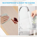 MooiFun Drawer Liners, Waterproof Shelf Liner, Anti-Slip Non-Adhesive BPA Free Kitchen Cupboard Cabinet Liner Refridge Fridge Mats Sink Protector Strong Durable for Home (Clear/11.8in x 20Ft)