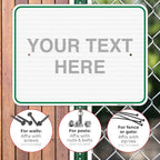 Custom Sign, Personalized Metal Signs, Customize for Office, Business, Workplace, Home, Airbnb, Delivery Green Signs, 18x24 Inches, 3M EGP Reflective .080 Aluminum, Fade Resistant, Made in USA