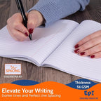 EPI Spiral Notebook | 5 Subject - College Ruled - 180 Sheets, Durable Spiral Binding | 10.5 x 8 in | Classroom Supplies | School, Office, Note Taking, Journaling - 3 Pack