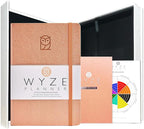 Wyze Planner Undated Daily Planner – 1-Year B5 Productivity Organizer with Two-Page Weekly Spread, Goal Setting, Habit Tracker, Weekly & Monthly Pages – Hardcover Time Management Notebook (Rose Gold)