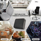 BALAPET Extra Thick Seat Cushion, Memory Foam Office Chair Booster Cushion to Raise Seat Height for Back & Tailbone Pain Relief, Tush Cushion Car Seat Cushions for Short/Overweight People(20x17.5x6in)
