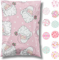 Pretty Package Store 6x9 Designer Christmas Holiday Poly Mailers 100 Pack Heavy Duty Waterproof Self Seal Shipping Bags Large Mailing Envelopes Bulk Tear Resistant Cute Packaging Pink Santa