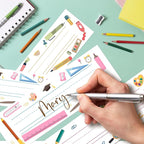 30 Name Tags for Classroom Cubbies, 3x9 in Colorful Name Plates for Desks, Classroom Must Haves for Teachers Elementary - A05