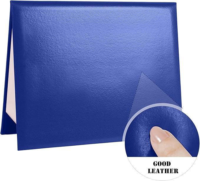 Diploma Cover 8.5” x11” Diploma Holder of Graduation Leatherette Padded Certificate（Tent Style)