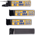 June Gold 820 Pieces, 0.3 mm 2B Lead Refills, 205 Pieces Per Dispenser, Extra Fine Thickness, Break Resistant Lead/Graphite (Pack of 4 Dispensers)