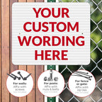 Custom Sign, Personalized Metal Signs, Customize for Office, Business, Workplace, Office, Home, Delivery Signs 24x30 Inches, 3M EGP Reflective .080 Aluminum, Fade Resistant, Made in USA by Sigo Signs