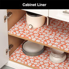 Cooyes Shelf Liner – Premium Non-Adhesive Cabinet & Drawer Liner for Kitchen – Waterproof Shelf Paper with Modern Pattern – Durable EVA Cabinet Mat – Easy to Cut （12" W x 360" L）