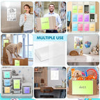 Outus Self Adhesive Shop Ticket Holders Clear Plastic Sleeves Adhesive Pockets Work Order Job Ticket Holders for Home Office Posting Signs (11 x 17 Inch,30 Pcs)