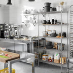 Regal Altair 18" Deep x 36" Wide x 74" Height Wire Shelving Kit | 5-Tier | NSF Commercial Storage Rack Unit