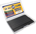 June Gold 108 Pieces, 2.0 mm 4B Lead Refills, 90 mm Length, Extra Bold Thickness, Break Resistant Lead/Graphite