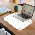 Desk Calendar 2026 with Desk Mat – 22" x 17" Large Desk Pad Calendar Runs from January 2026 to June 2027, Floral Design Desktop Calendar for Home, Office