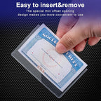 40 Pack Social Security Card Protector Sleeves Medicare Credit Card Holder,24 Mil Soft Clear Card Sleeve for Waterproof SSN/ID/Debit/Credit Card Covers(40)