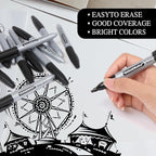 Dabo&Shobo Dry Erase Markers, 100 Count Black Whiteboard Markers, New Barrel Color, Low Odor, Chisel Tip, Suitable for School, Office, or Home