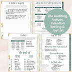bloom daily planners HARDCOVER 2026 Planner (January to December) - 8.5” x 11” Weekly & Monthly Dated Agenda Organizer Book with Stickers & Tabs - Beige Bouquet