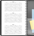 AT-A-GLANCE 2026 Appointment Book Planner, Daily, 8" x 11", Large, Four Person Group, Black (708220526)