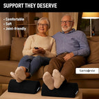 Samsonite Foot Rest for Under Desk at Work – Ergonomic Foot Stool for Couch – Versatile Under Desk Footrest for Office & Home, Foot Support Underdesk