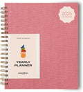 Anecdote Planner 2026 (8.5" x 10") Spiral Yearly Planner - 2026 Planner Weekly and Daily - Features a Library Buckram Cover, Brass and A4 Size Bleed-Resistant Paper - Organize All 52 Weeks. Start Anytime – Blossom