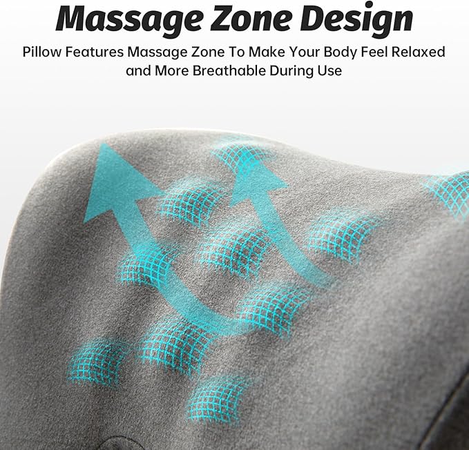 xiaomubiao Headrest Office Chair Neck Pillow Ergonomic Memory Foam Desk Pillow for Napping, Headrest Attachment for Office Chair,Neck Support Pillow Chair for Car, Office, Gaming