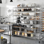 Regal Altair 24" Deep x 72" Wide x 86" Height Wire Shelving Kit | 8-Tier | NSF Commercial Storage Rack Unit