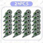 Yexiya 24 Pieces Correction Tapes Original Correction Wide Eraser Applicator Easy to Use Applicator Translucent Tapes Shows for Office Note Journal Scrapbooking, 0.2 Inch x 39.4 Feet