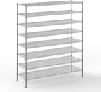Regal Altair 24" Deep x 72" Wide x 86" Height Wire Shelving Kit | 8-Tier | NSF Commercial Storage Rack Unit