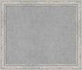 Amanti Art Silver Framed Magnetic Board 23x27 Medium Vision Board for use with Magnets, 100% Metal Sheet to Display Items as Office Decor or for Home Organization in mudroom, Kitchen or Kids Room
