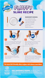Elmer’s Fluffy Slime Kit, Includes Translucent Color Glue, Glitter Glue, Fluffy Slime Activator, 4 Count - Perfect for Birthday Parties, Gift Idea, Kids Activity