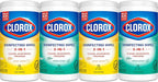 Clorox Disinfecting Cleaning Wipes Variety Pack, 75 Count Each, Pack of 4 (Package May Vary)