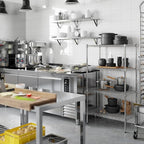 Regal Altair 18" Deep x 30" Wide x 54" Height Wire Shelving Kit | 4-Tier | NSF Commercial Storage Rack Unit