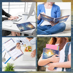 CAGIE 2026 planner weekly and monthly: 12 Months Jan 2026 - Dec 2026 Hardcover Yearly Daily Planner 2026 monthly planner 8.5 x 11, Large Spiral Bound Calendar Planner for Women Weekly Agenda with Tabs Stickers, Sea