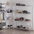 Regal Altair 21" Deep x 54" Wide x 74" Height Wire Shelving Kit | 4-Tier | NSF Commercial Storage Rack Unit
